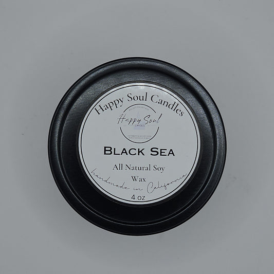 Black Sea Soy Candle 4 oz Travel Tin