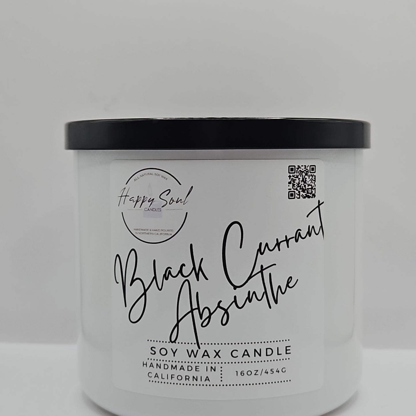 Black Currant Absinthe 3-Wick Soy Candle (16oz)