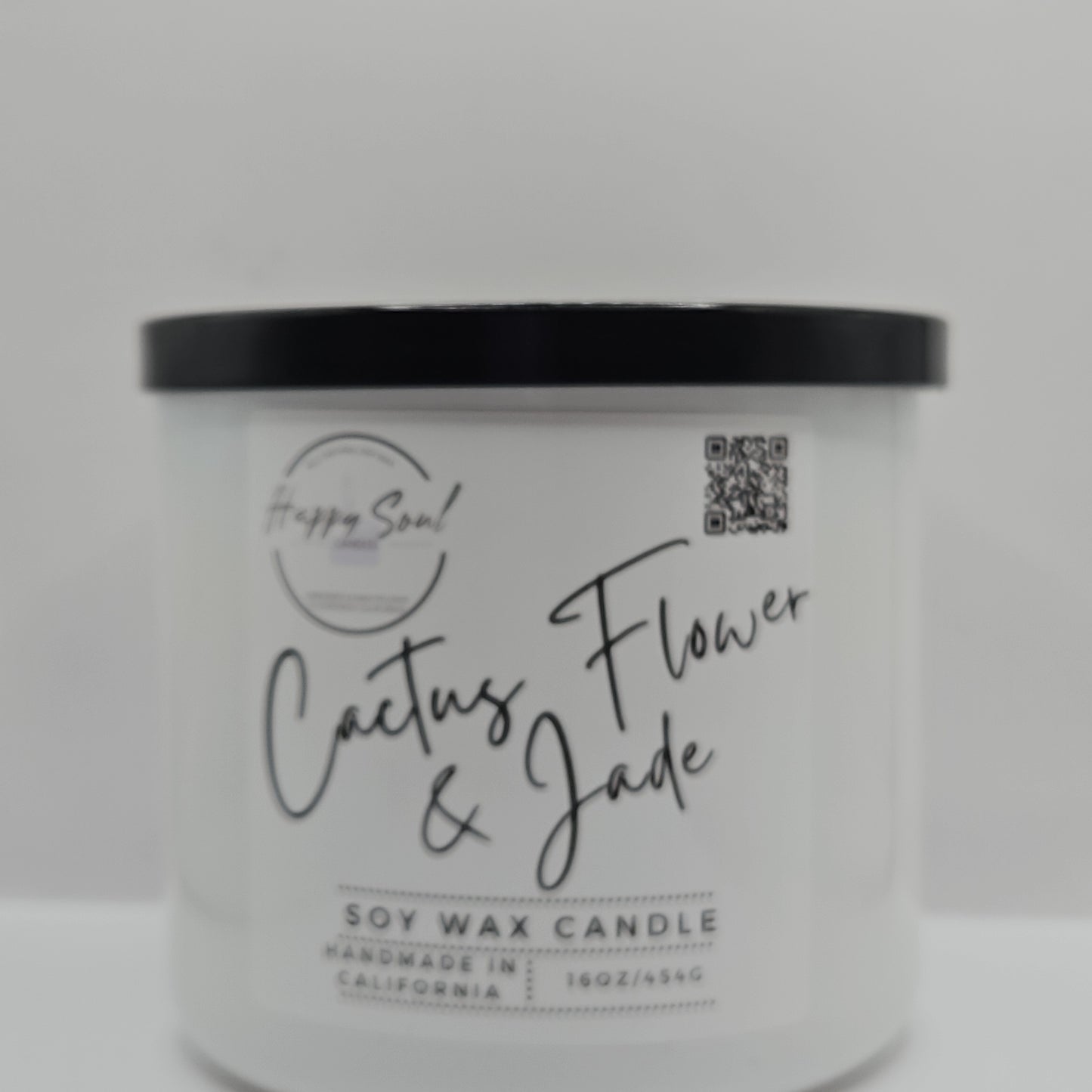 Cactus Flower and Jade 3-Wick Soy Candle (16oz)
