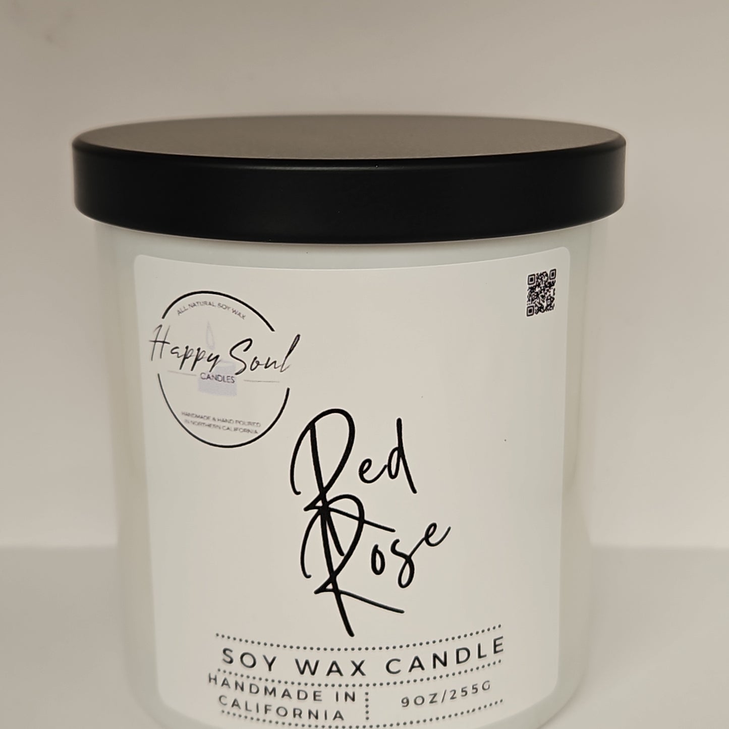 Red Rose 9 oz Soy Candle