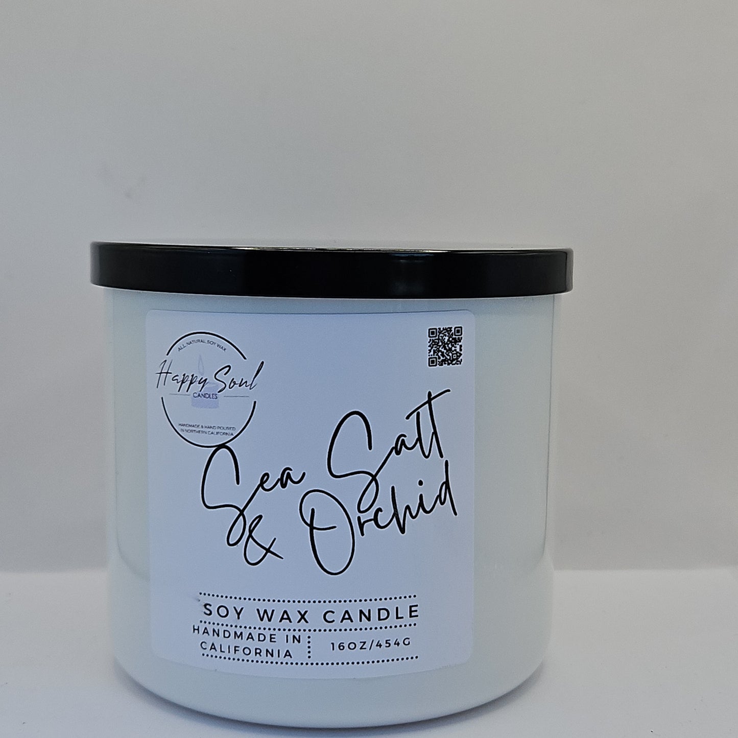 Sea Salt and Orchid 3-Wick Soy Candle (16oz)