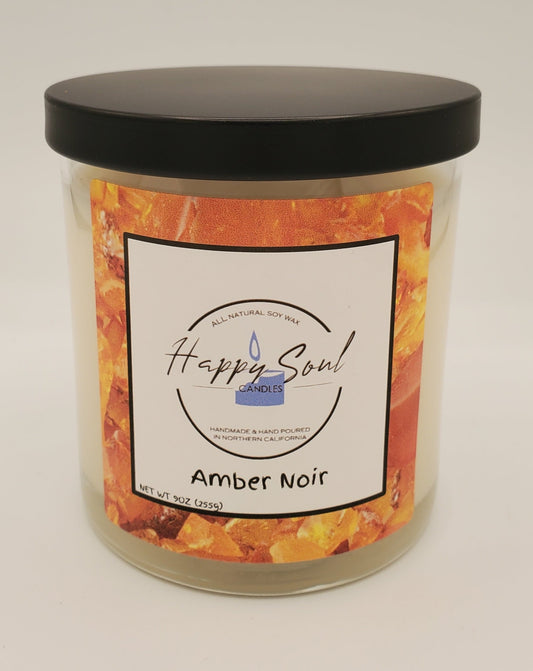 Amber Noir 9 oz Soy Candle