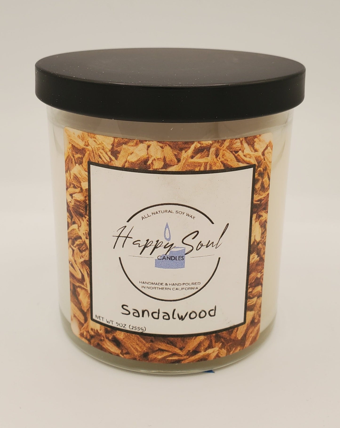 Sandalwood 9 oz Soy Candle