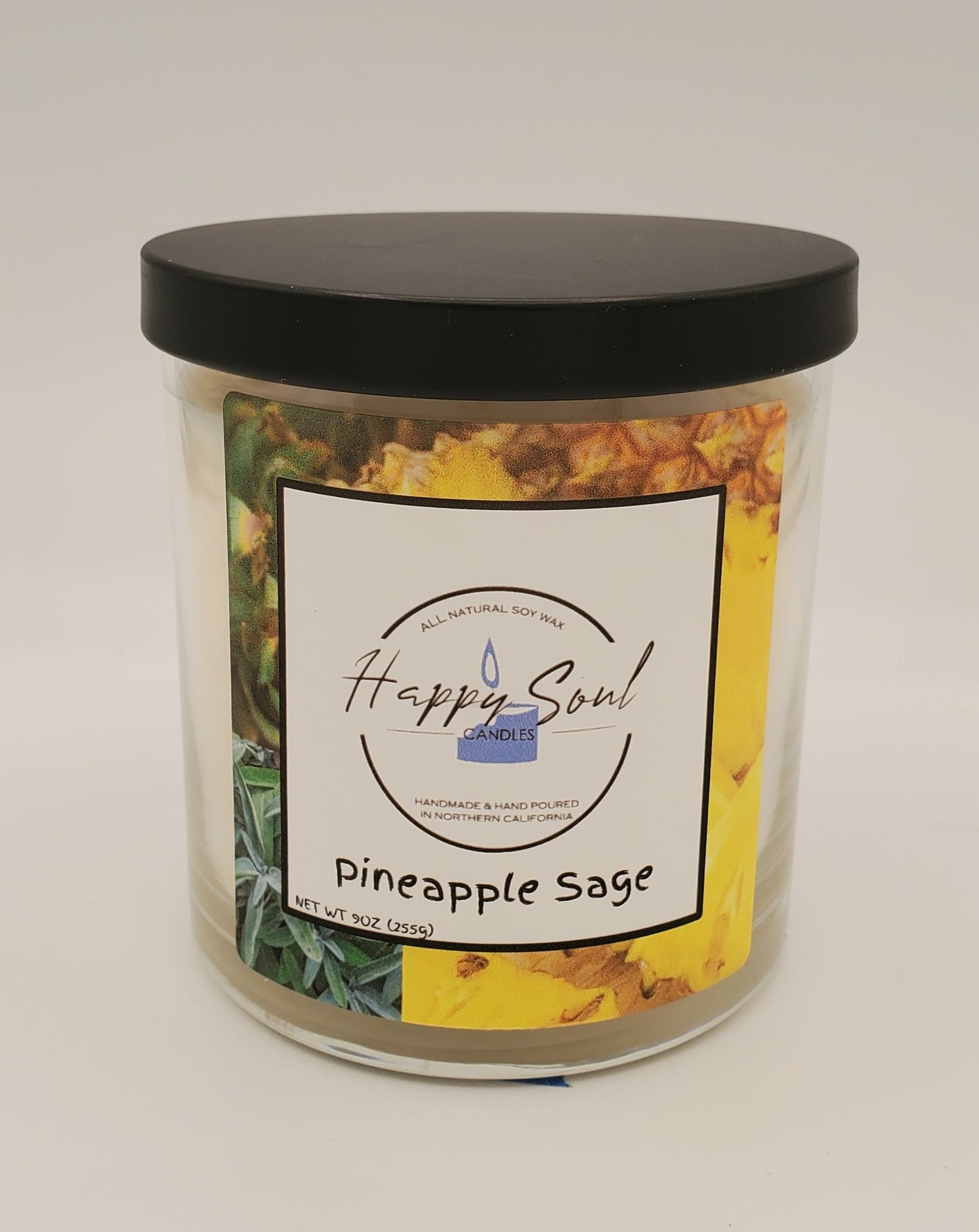 Pineapple Sage 9 oz Soy Candle